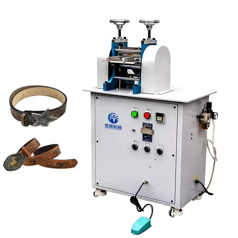 

Leather Machinery High Quality Roller Leather Belt Emboss Machine