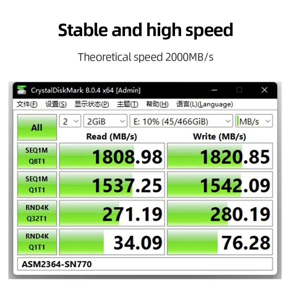 M.2 NVMe SSD الضميمة ، USB 3.2 حافظة خارجية ، تصميم خليج مزدوج ، غطاء القرص الصلب ويندوز ، ماك بوك ، الكمبيوتر ، 20Gbps