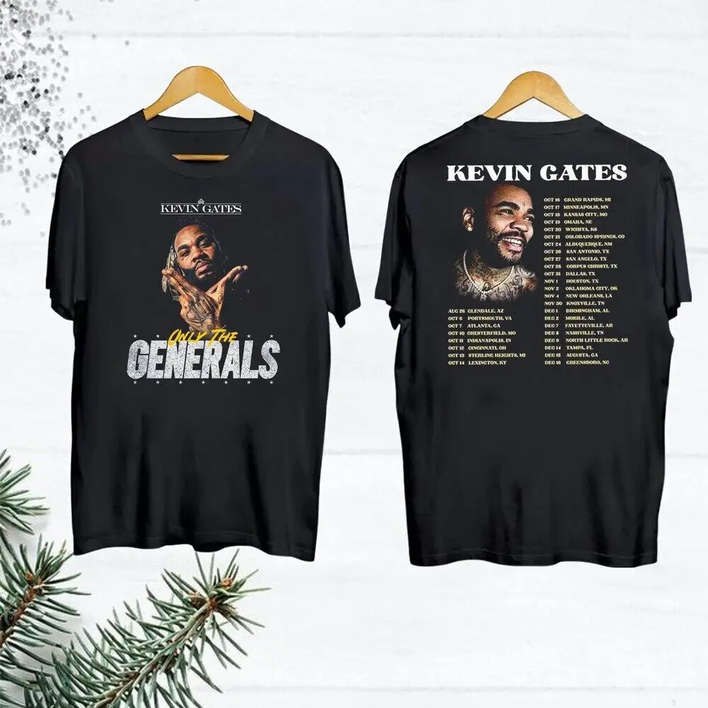 Kevin Gates Graphic T-Shirt, Kevin Gates Only The Generals Tour 2023 Shirt