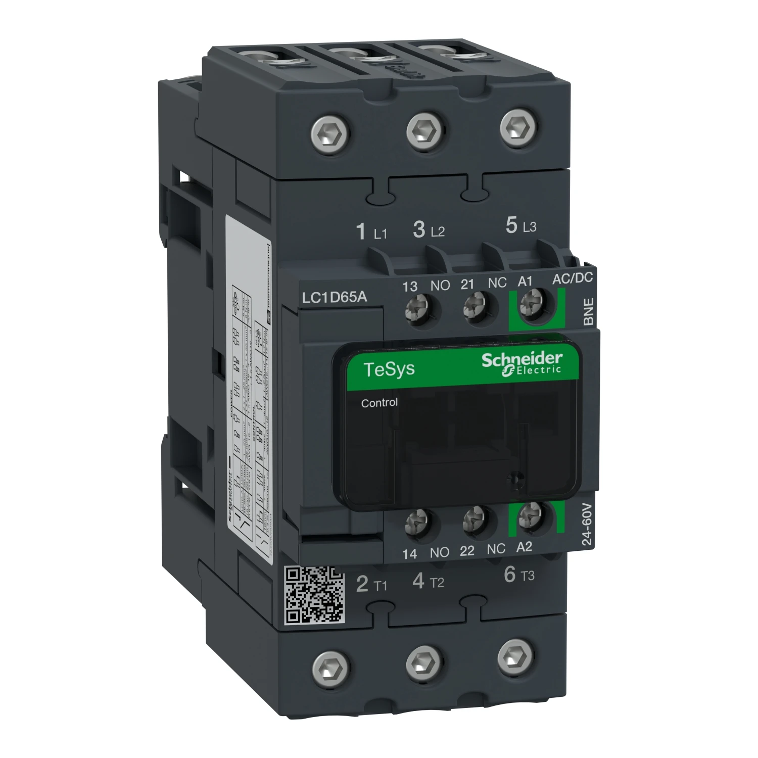 

Контактор LC1D65ABNE 3P 65A AC-3 катушка до 440 В 24-60 В катушка переменного/постоянного тока EverLink