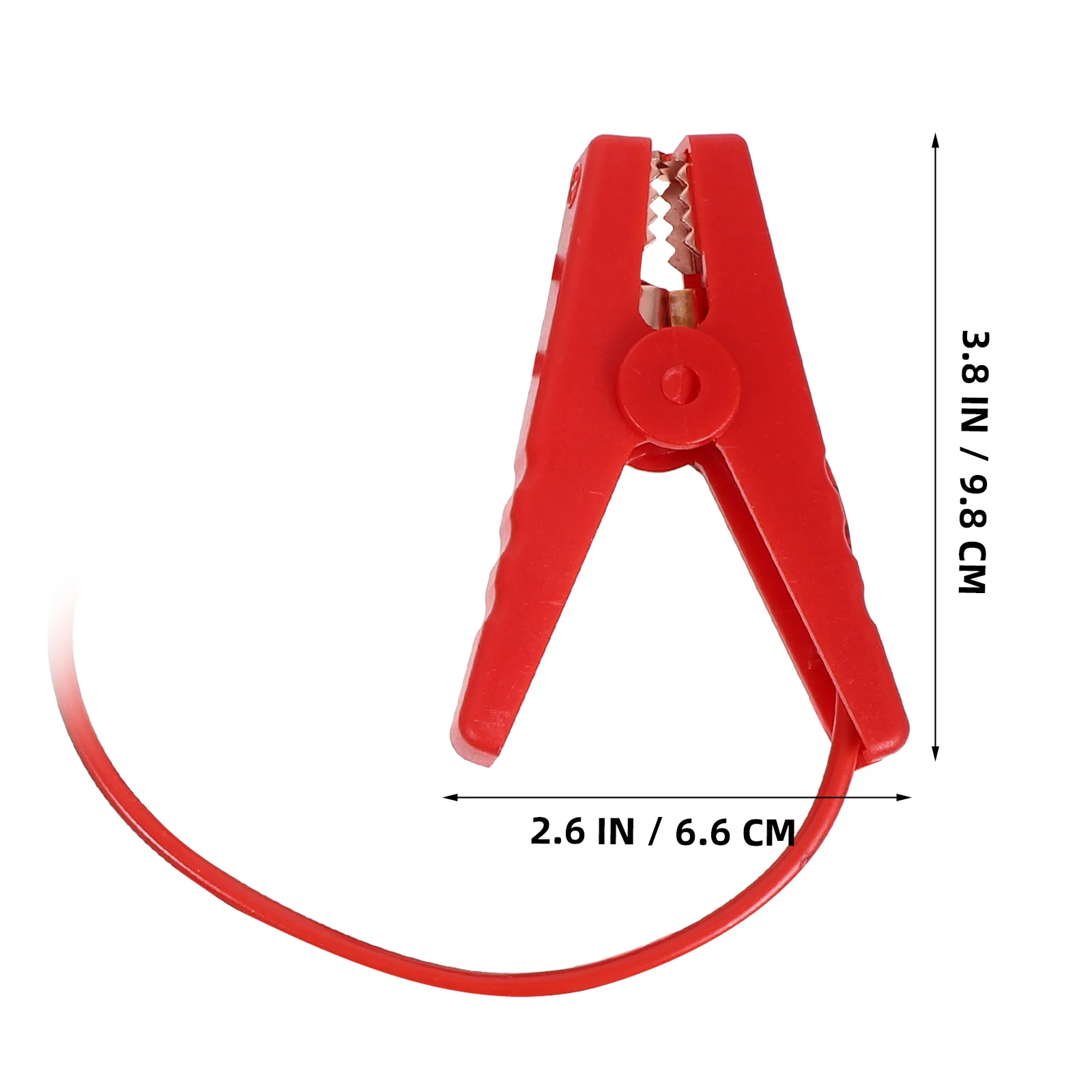 

2Pcs Fence Jumper Clamps Precision Design Conductivity Stability Emergency Starter Clamp Car Parts