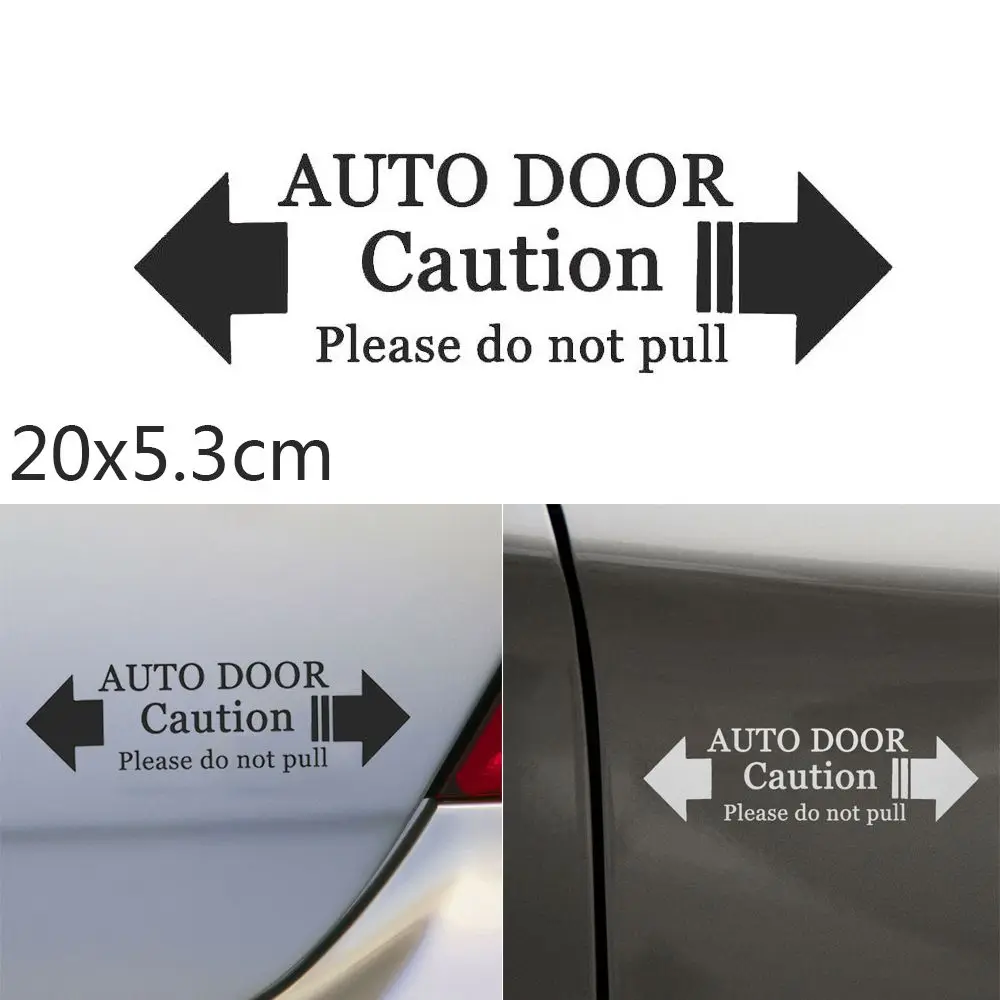 Window Automatic  Decal Car Sticker Warning Caution Auto Door  Please Do Not Pull