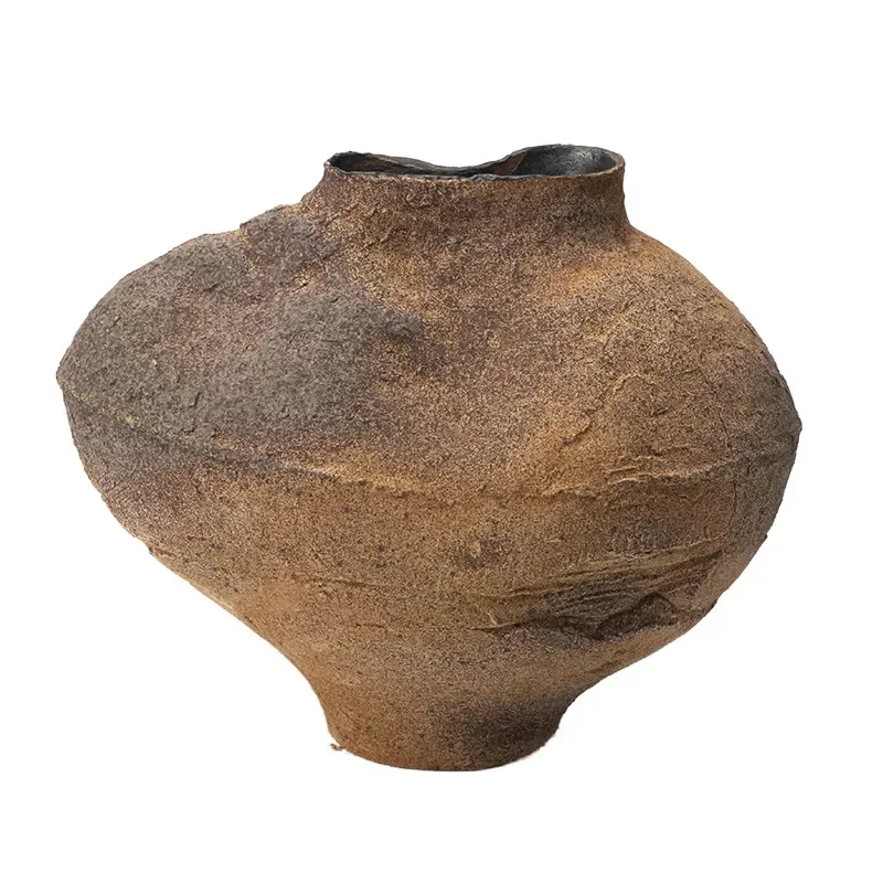 

Medieval style hand-painted Mengma ceramic vase home model room blue and white flower arrangement porch dining table decoration