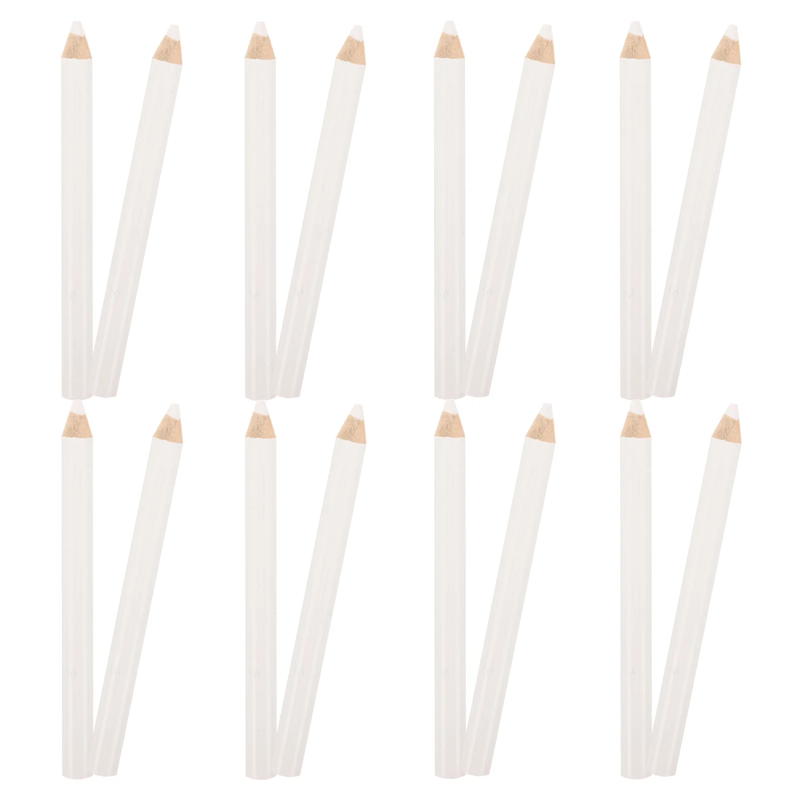 20 Pcs Nail Point Drill Pencil Manicure Tools Accessories Decorating Delicate White DIY Child