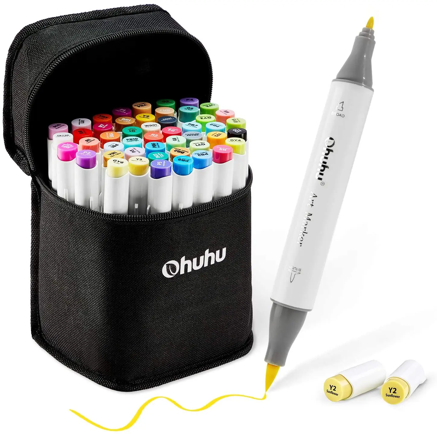 

Ohuhu 48 Color Brushes & Fine Drawing Markers