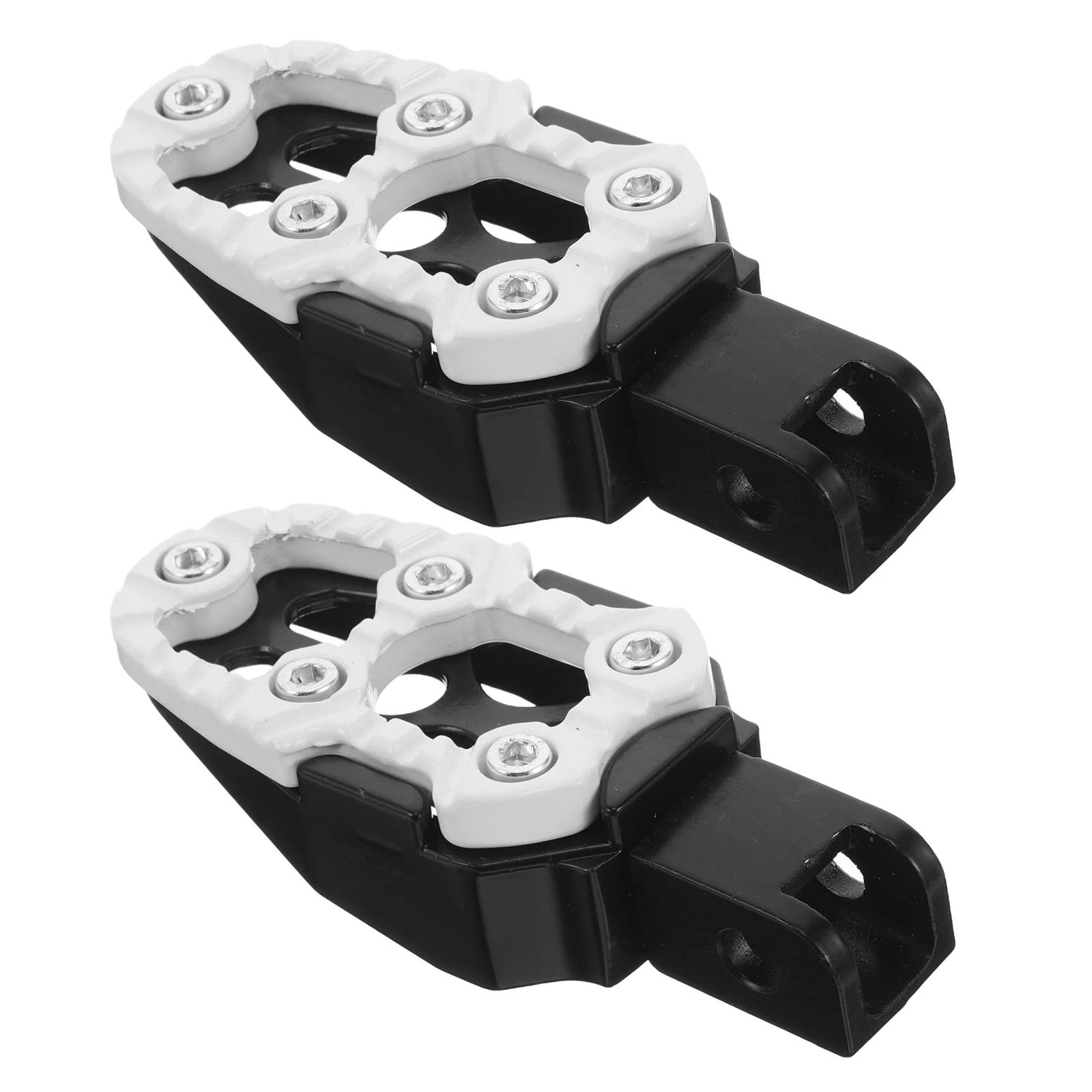 

1Pair Aluminum Motorcycle Foot Pegs Folding Heavy Duty Rear Footrests Universal Anti Slip Comfort Support Bike Accessories