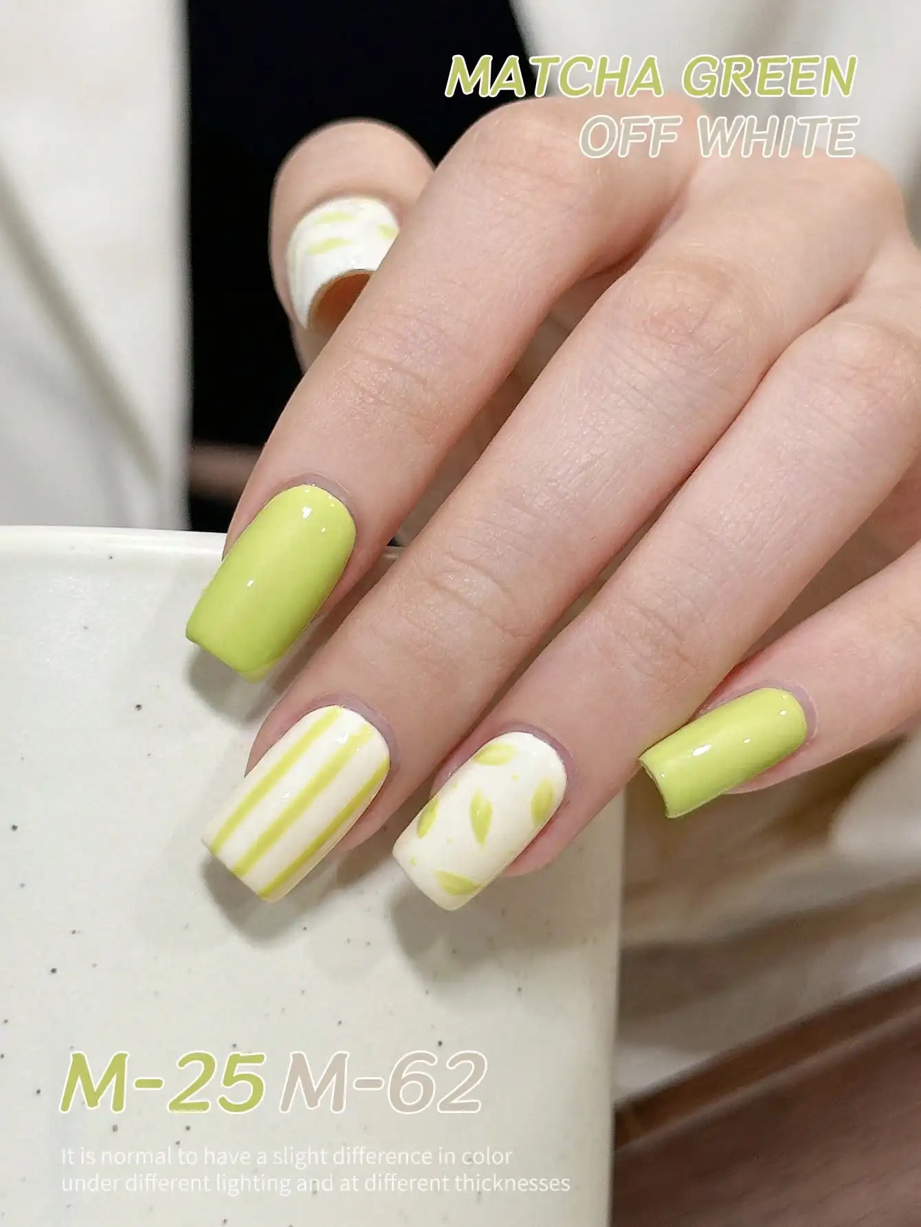 XEIJAYI 2 uds 15ML blanco y verde Matcha juego de Gel de uñas semipermanente arte de uñas remojo UV LED salón de uñas DIY Gel de salón de uñas