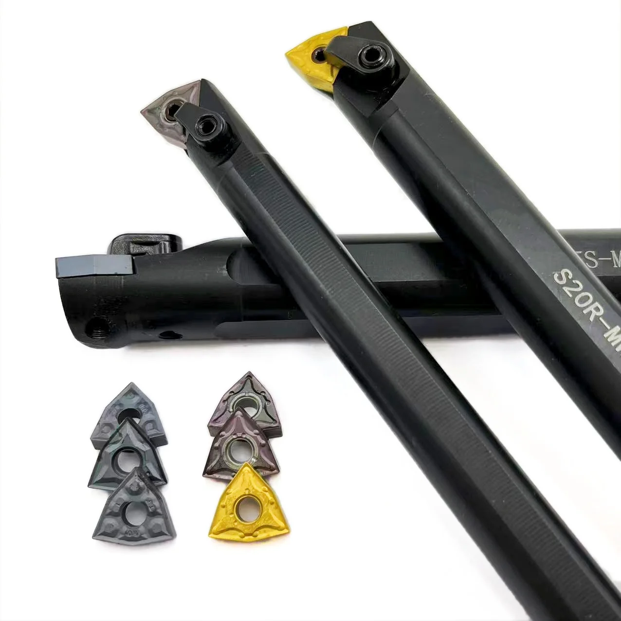 Suntuk S16Q Set S25S Holder S20R-MWLNR08 pemegang alat pembalik Internal WNMG sisipan bubut Bar CNC Set alat pemotong