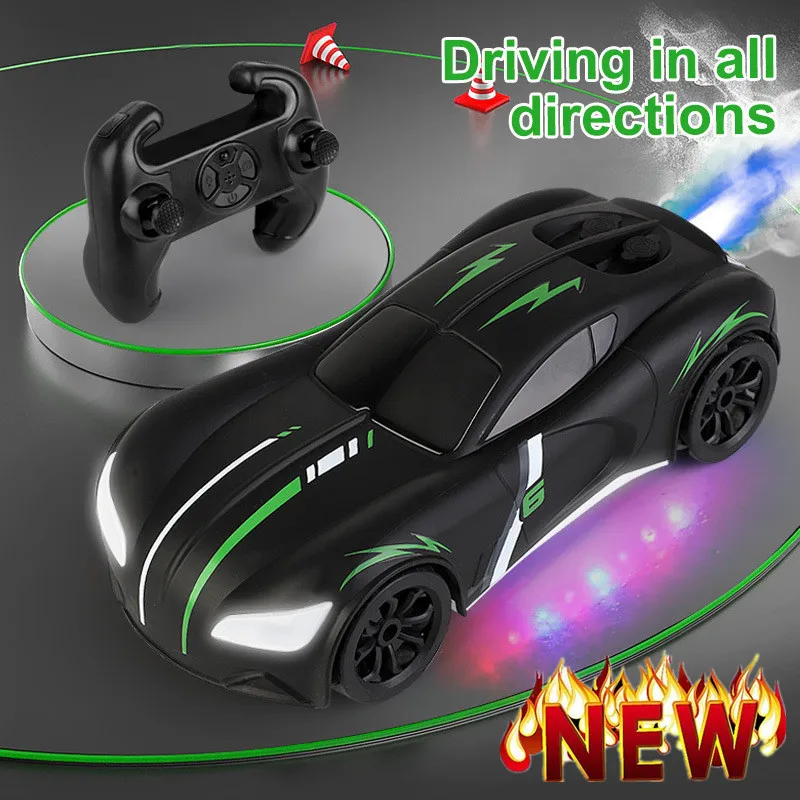 1:12 Rc Car Remote Control Racing Car With Light Smoke Spray Toys Electric Off Road Cars For Kids Boys Girls