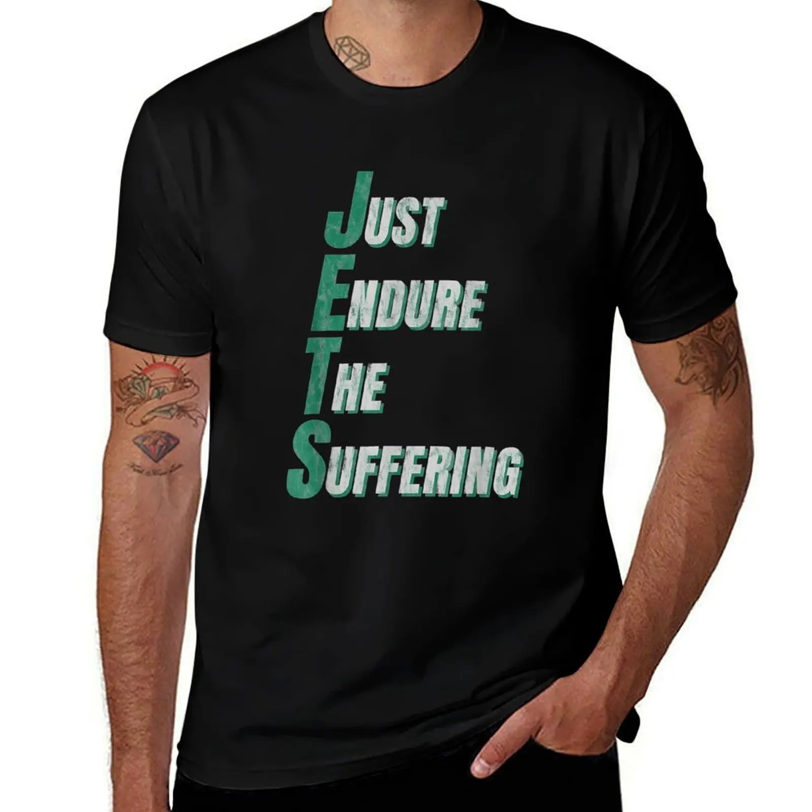 

Funny Jets Just Endure The Suffering New York Football v3 T-Shirt tees funny gifts plus sizes Men's clothing