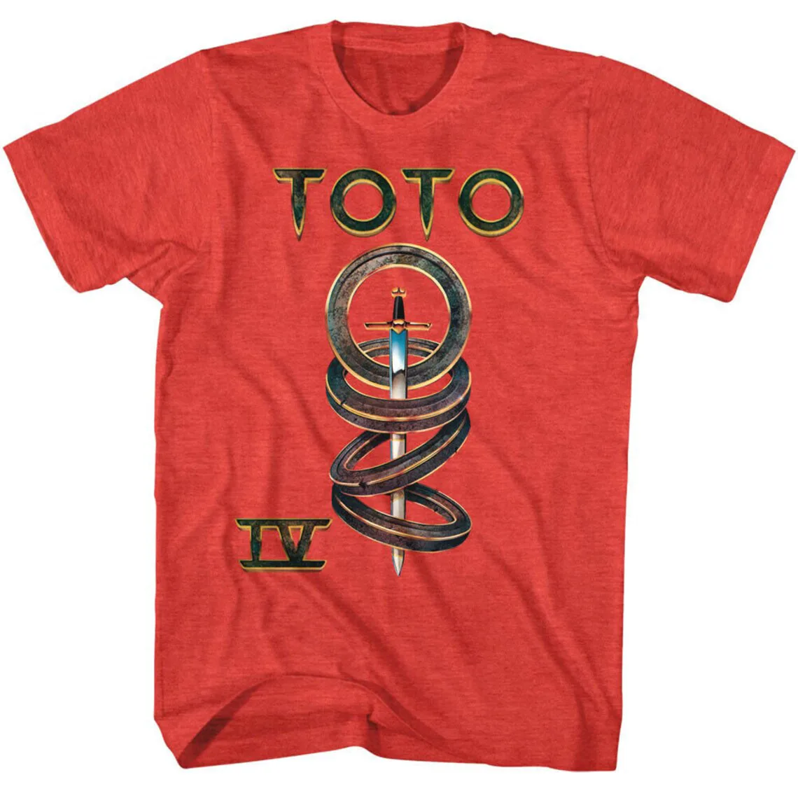 Toto Band Turn Back Album Music Concert Tour Unisex Red T-Shirt All Size Cs439