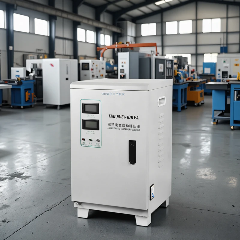 Single-phase 220V AVR regulator TND-10KVA servo motor control copper SVC voltage protector
