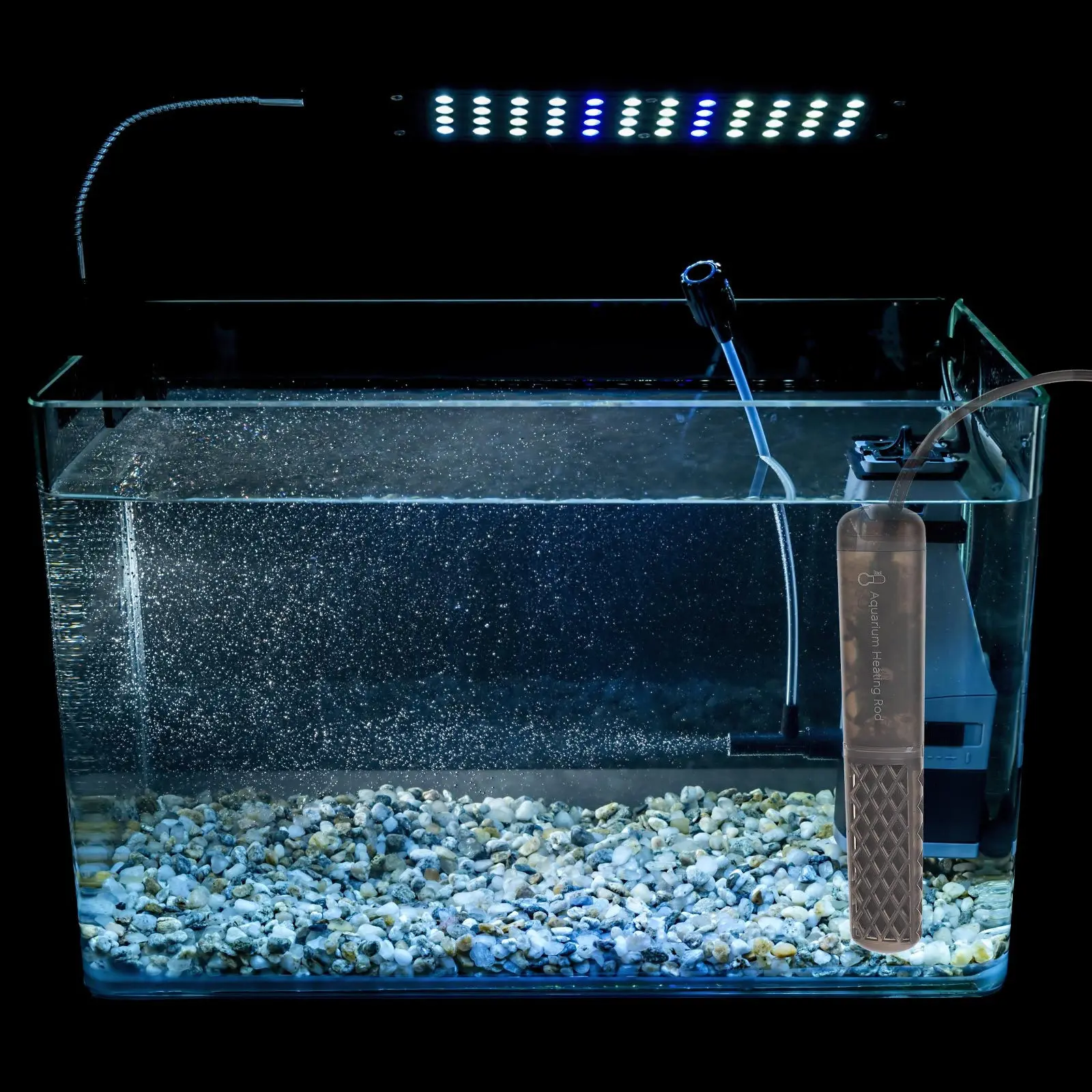 

Auto Constant Temperature Aquarium Heating Stick with Sucker Cups for Fish Tank Turtle Tank Heater Submersible Reliable