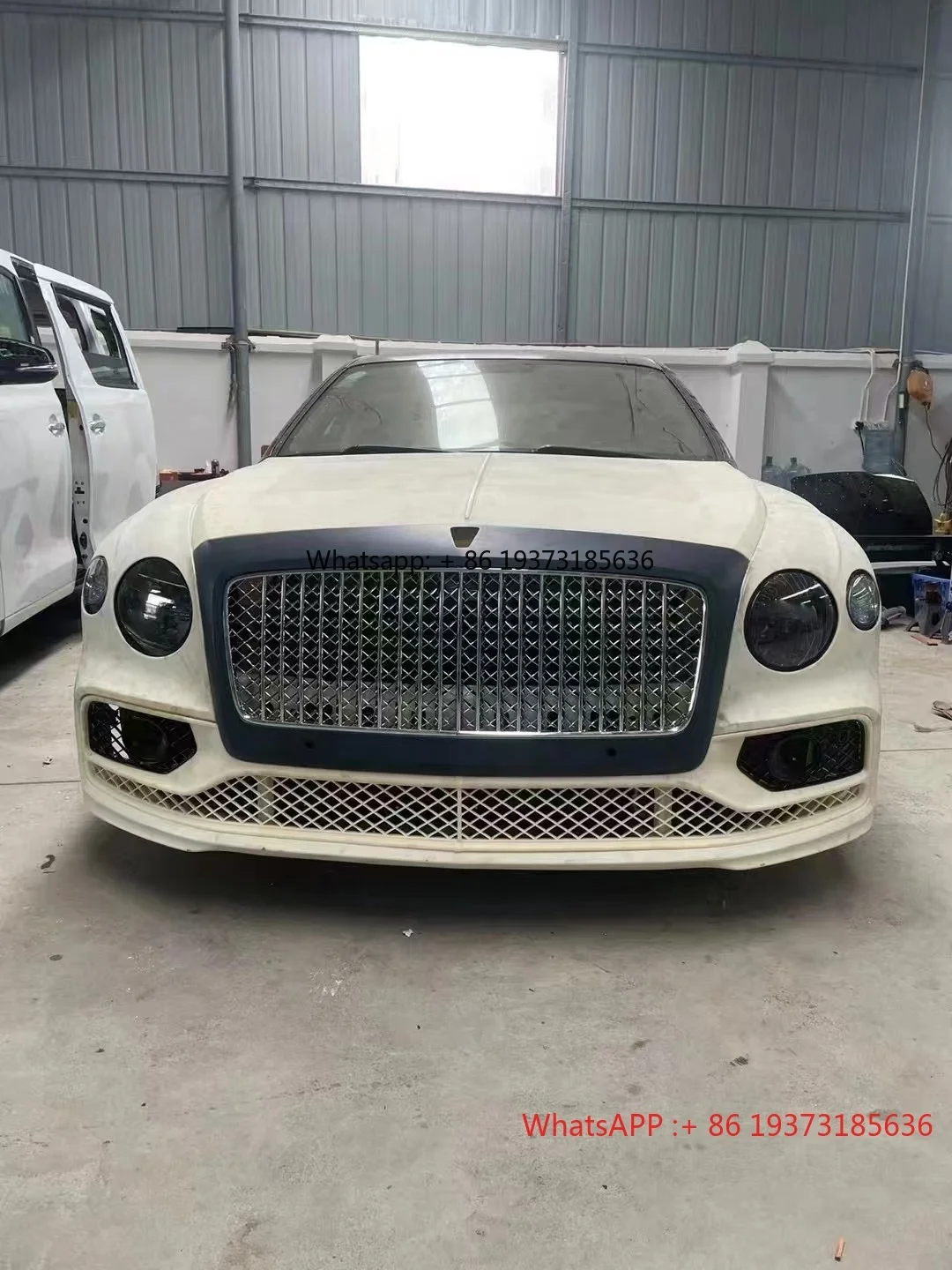2005–2019 Upgrade 2020 für Bentley Flying Spur Body Kit Stoßstange LED-Scheinwerfer LED-Rücklicht Hochwertige Autoteile