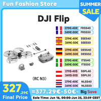 DJI Flip Camera Drone (RC-N3) 4K Lightweight 3-Axis Carrycot Stabilization 13km Video Transmission Palm Takeoff Auto Return