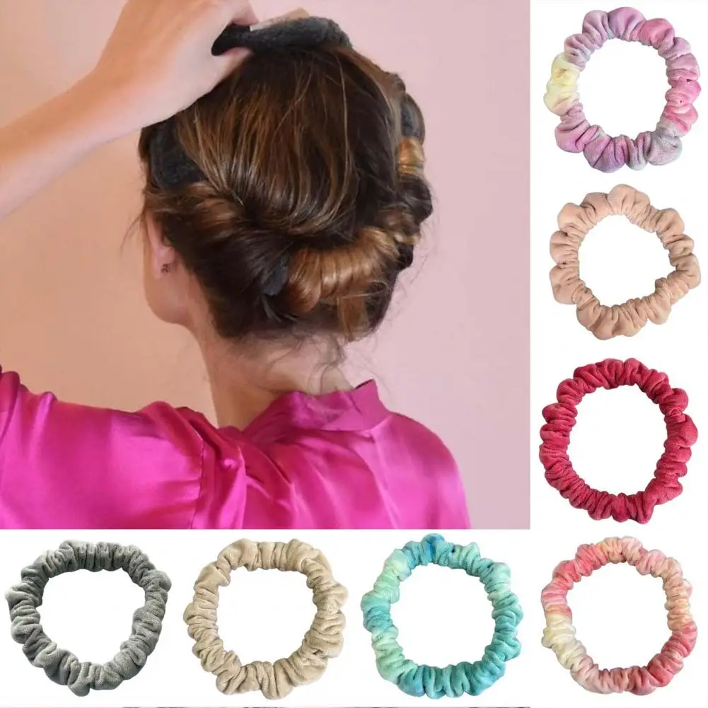 Heatless Curling Rod Headband Lazy Silk Curls Sleeping Headband Ties Hair Styling Tools Hair Curler Hair  Curling Headwrap