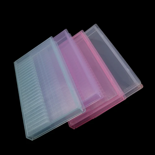 Imagen 2 del producto Caja de almacenamiento de calidad con 4 colores y 24 ranuras para brocas de uñas, soporte para limas, contenedor, organizador de exhibición, herramienta de manicura acrílica