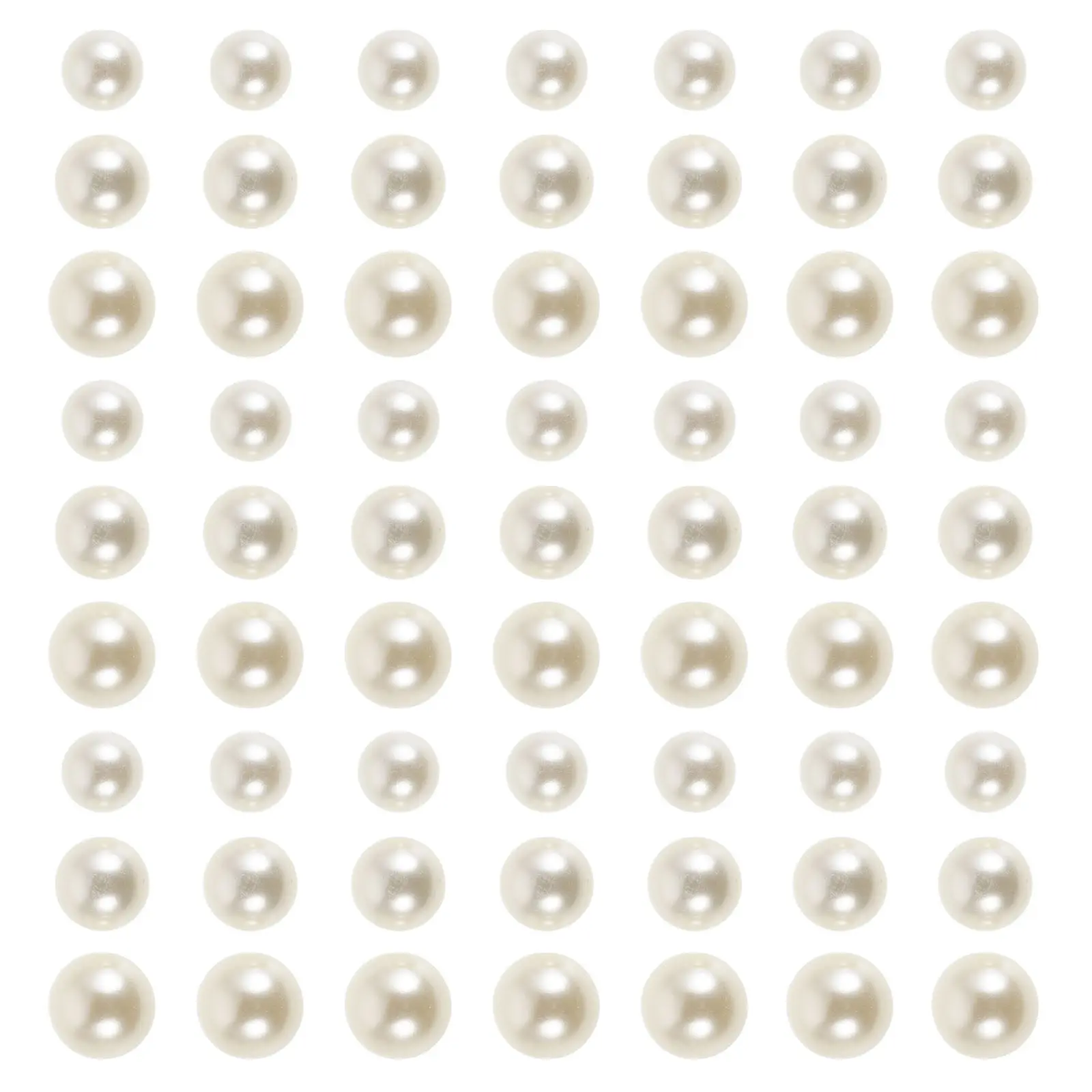 

1Set Flat Back Half Round Pearls for Nails Crafts 12Mm 14Mm 16Mm Luxury Pearl Appliques Embellishments Faux Pearls for Manicure