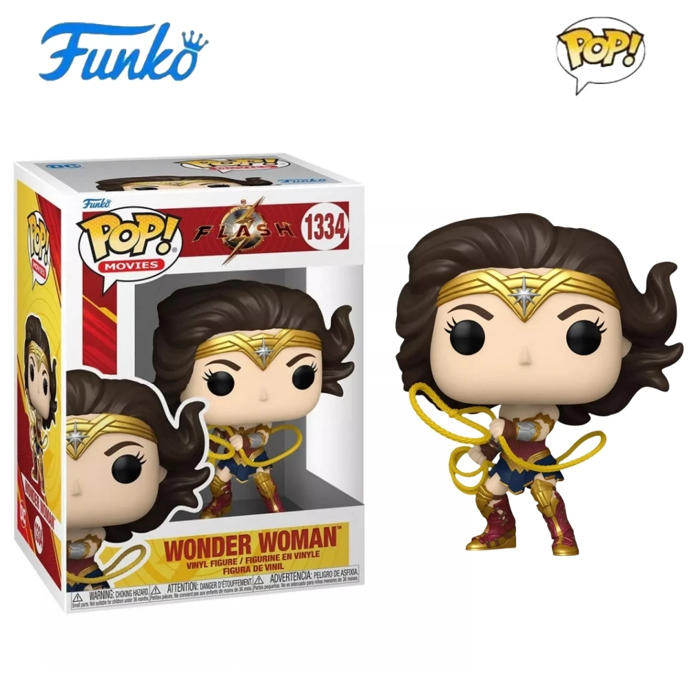 DC Comics Figures Wonder Woman #1334 Funko Pop Vinyl Figure Collectible Decoration Limited Edition Model Children's Toy Gift - Image 4