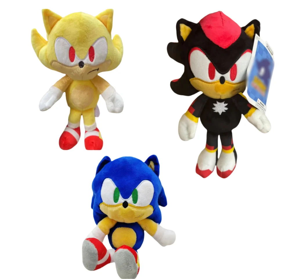 Gioco classico originale Periferico 50 cm Vendita calda Cartoon Sonic Doll Giocattolo carino Giochi anime Ombra Zaino in peluche Giocattolo Regali per bambini