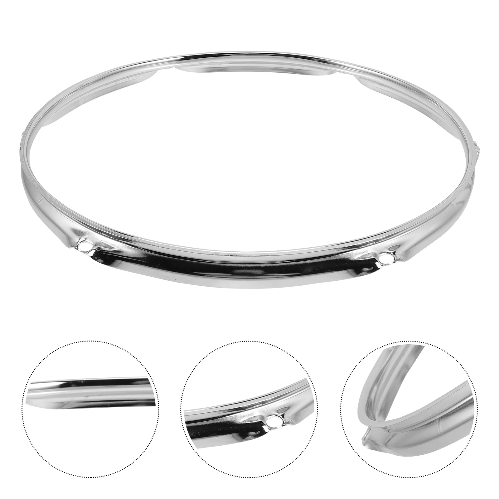 

Steel Snare Side Hoop Durable Metal Drum Hoop For Snare Top Side Clear Sound Long Lifetime Easy Installation Military Drum