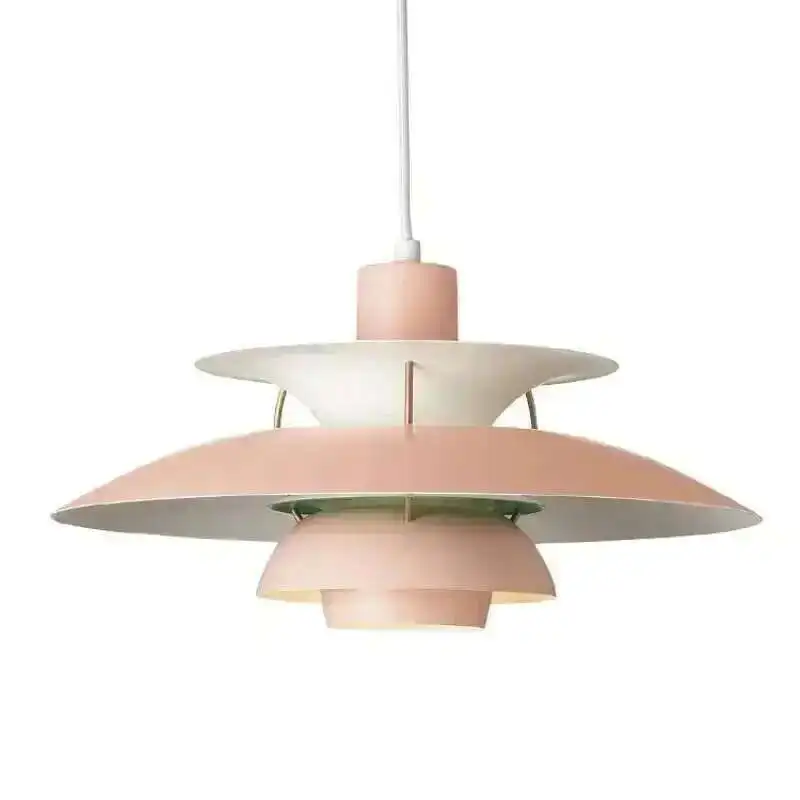

Danish LED Chandeliers Hanging Pendant Light Colorful Umbrella Lustre Suspension Living Room Table Kitchen Decor Pendant Lamp
