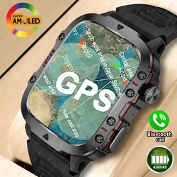 2024 per Xiaomi New Rugged Military GPS Smart Watch Men Bluetooth Call Health Monitoring AI Voice Sports smartwatch impermeabili