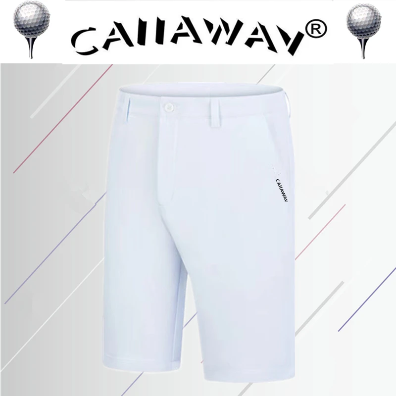 CAIIAWAV Golf Shorts Mens Summer Slim Fit Baseball Sweatpants Male Elastic Sports