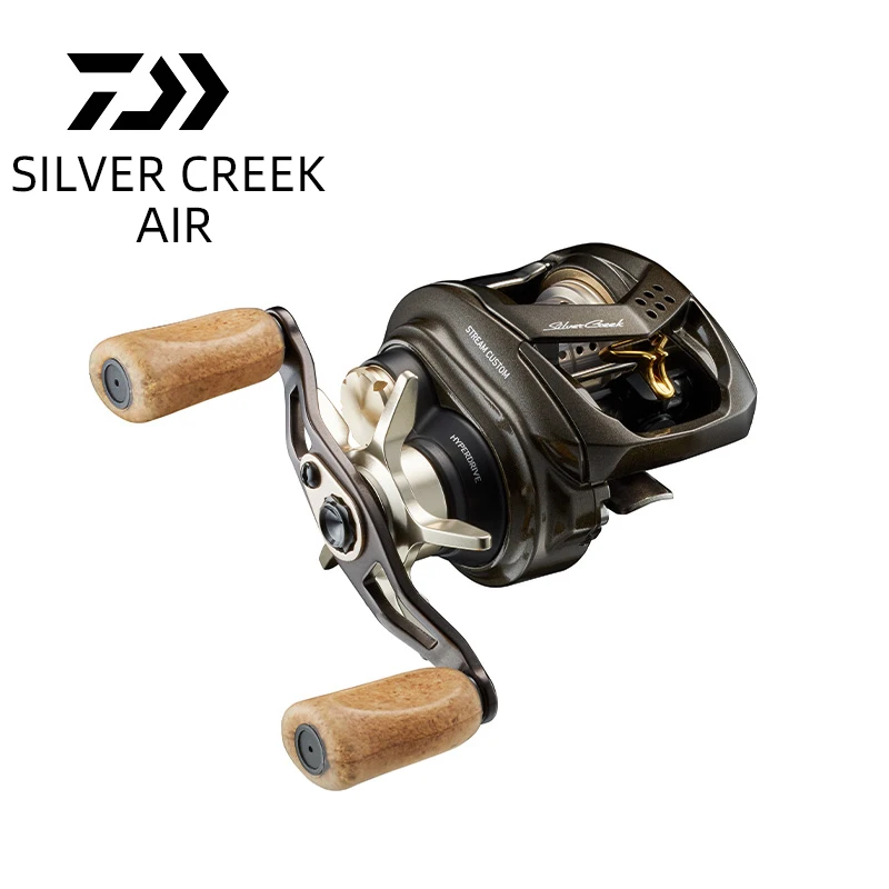 

DAIWA SILVER CREEK AIR Baitcast Fishing Reel Shallow Spool Gear Ratio 8.5:1 Max Drag 3.5kg 6+1BB Weight 170g