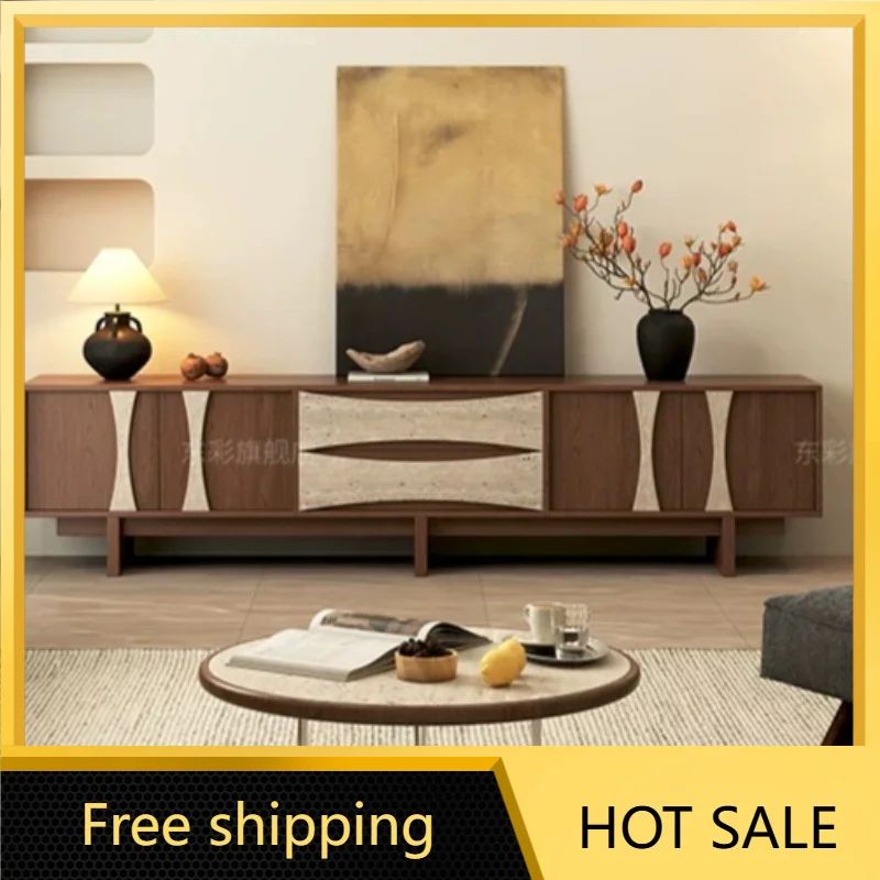 Glossy Thin Tv Stand Heavy Vintage Living Room Bench Floor Tv Stands Modern Luxury Meuble Tv De Salon Complet Home Accessories