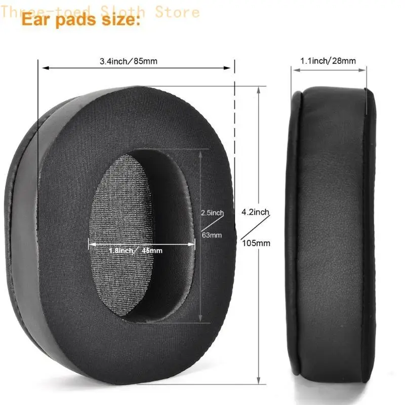 Earmuffs thay thế cho nghe bay Sponges Earpads Ear Bads Cover E74A