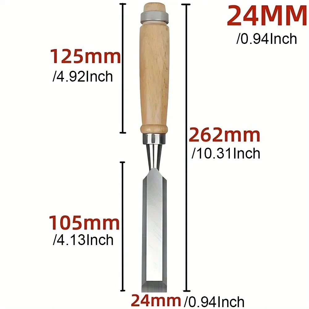 FLAT SHOVEL CHISEL CARVING KNIFE SCRAPER WOOD HANDLE FLAT CHISEL FLAT CHISEL WOOD CHISEL 6-38MM WOODWORKING CHISEL