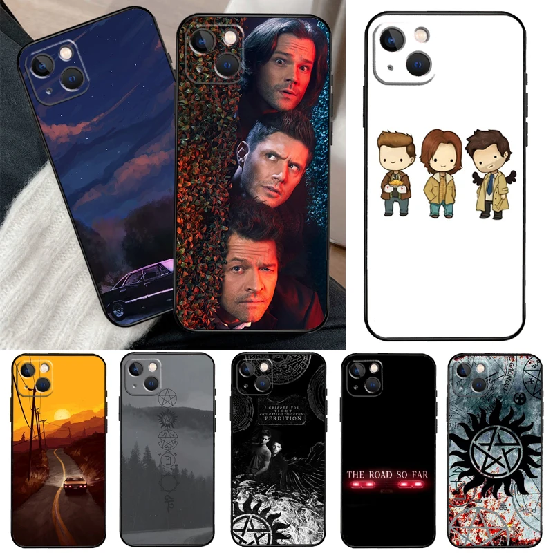 Supernatural TV Phone Case For iPhone 13 12 11 14 15 16 Pro Max Mini X XS Max XR Plus Case Back Cover