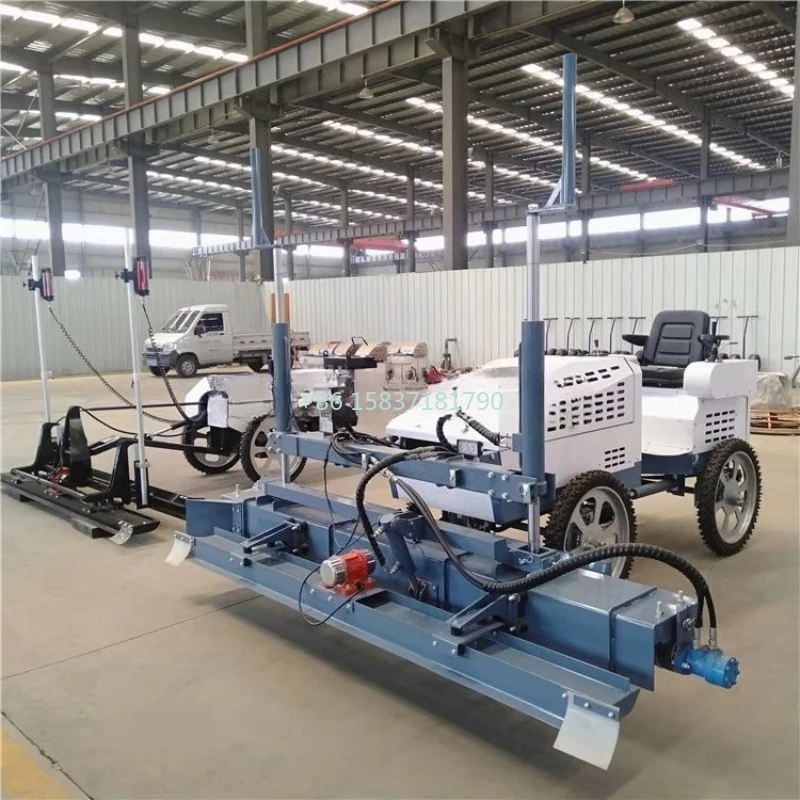 High Quality Laser Leveling Machine Telescopic Arm Type Factory Building Construction Laser Ground Laser Leveling Machine Price