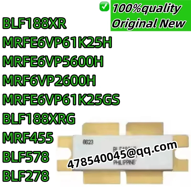 100% new original BLF188XR MRFE6VP61K25H MRFE6VP5600H MRF6VP2600H MRFE6VP61K25GS  BLF188XRG MRF455 BLF578  BLF278