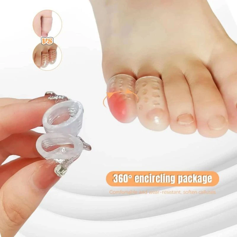 ﻿ 30/50 Pcs Toe Anti-wear Protective Cover Anti Scratch Toe Silicone Cover Anti-Friction Breathable Ultra-thin Ankle Protector