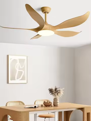 52Inch 5ABS Blade Ceiling fan with LED light and Remote Control Lamps for room fan with ceiling light home fan Used for bedroom
