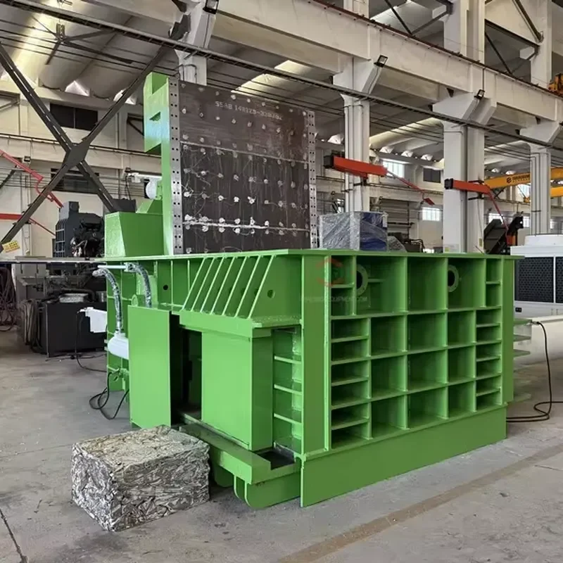 Crusher 2025 Packing 315T Metal Pressing Aluminum Cans Baler Hydraulic Machine for Recycling for Sale to Spain - view 2