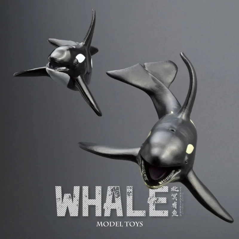 Solid Realistic Orca Ocean Animal Model Lifelike Killer Whale Marine Life Figurine Educational Cognitive Toy Statue
