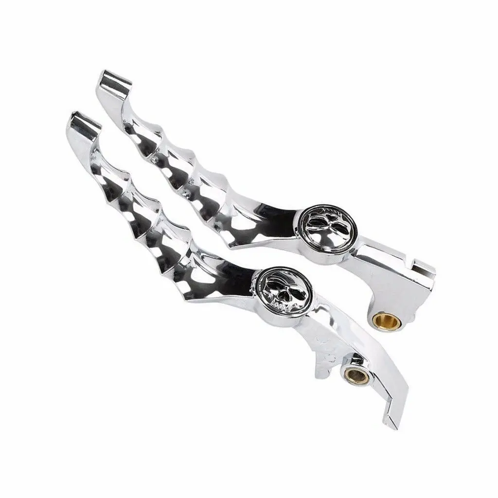Palancas de Freno y Embrague con Diseño de Calavera de Motocicleta para Honda Shadow Spirit Magna VT 600 750 1300 1100 CB VF VTX Cruiser Chopper