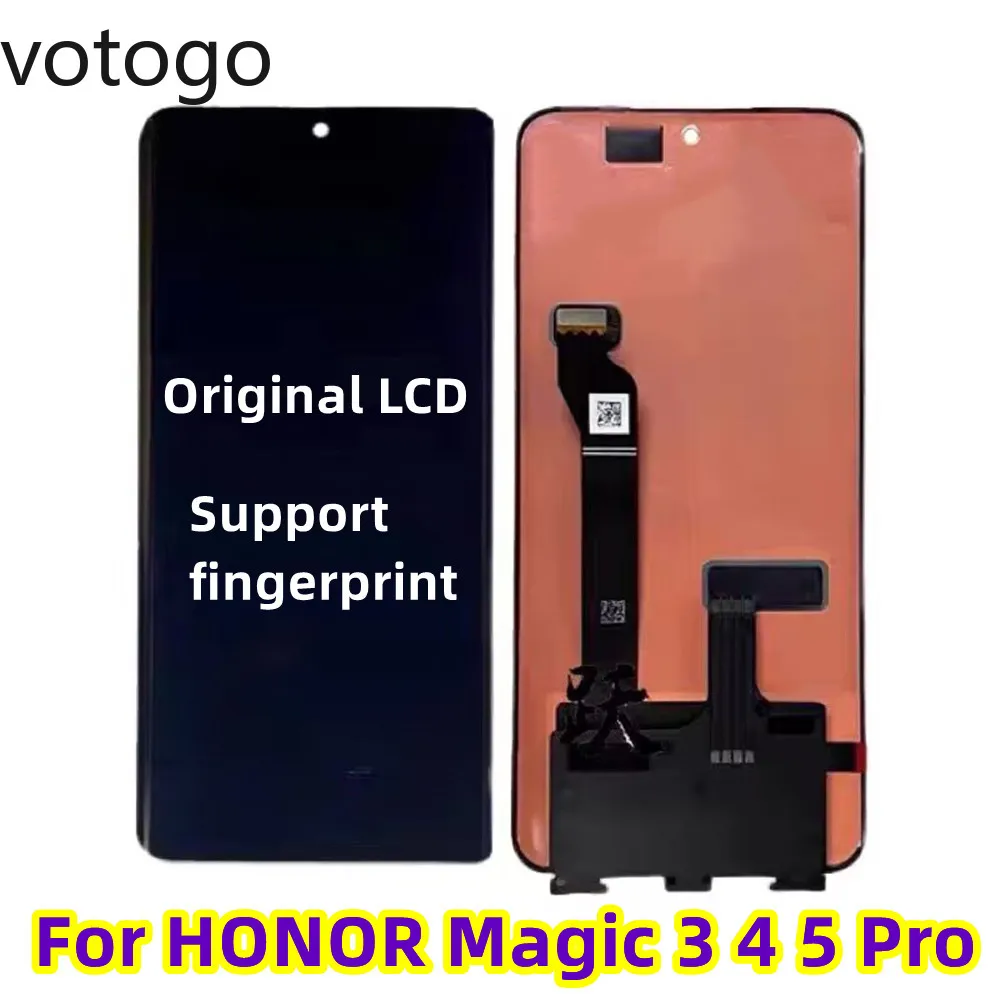 

Original LCD Screen For Honor Magic 3 4 Pro 5 Ultimate Edition 5G OLED LCD Display Touch Digitizer Assembly Replacement Repair