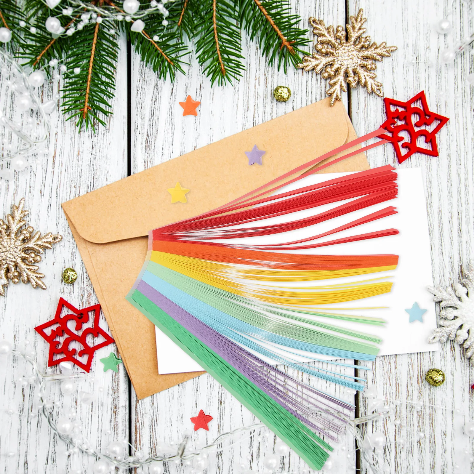 

540 Pieces Lucky Star Origami Paper Folding Craft Assortment Color Colorful Stars Papers Package