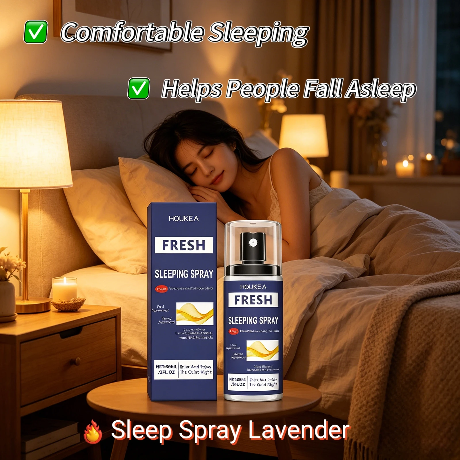 Spray de Lavanda Houkea para D - Lavender Pillow Spray reseña y precio