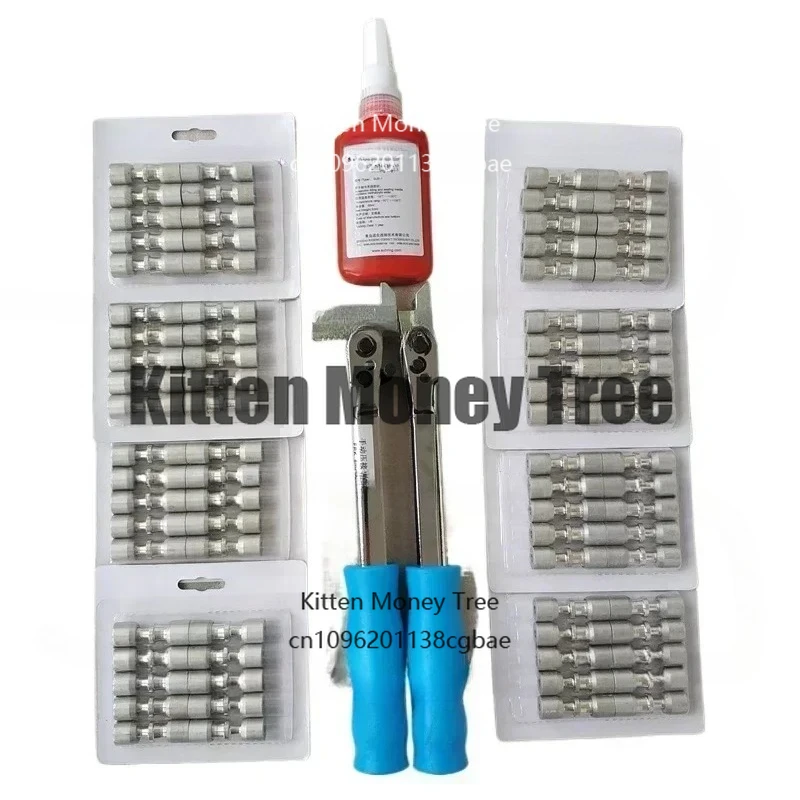 مجموعة أدوات إصلاح الثلاجة خالية من اللحام حلقة مركبة ختم السائل Frk الصحافة ذو طيات مع 50 قطعة 80 قطعة حلقة قفل