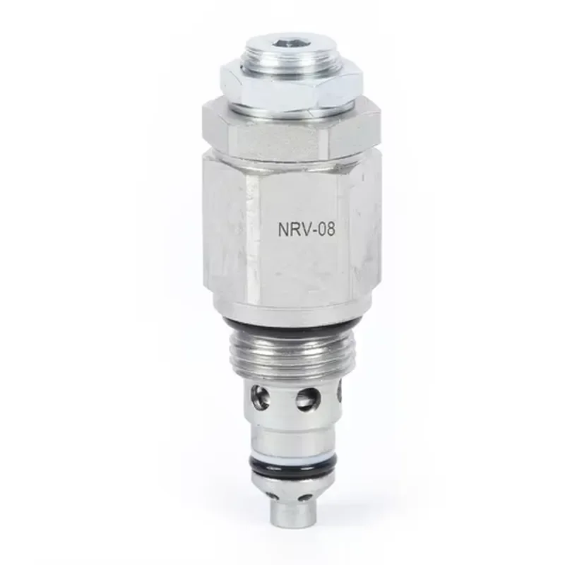 Hongshan Hydraulic Direct Acting Adjustable Pressure Control Valve NRV-08 350 Bar 10 GPM 1 Year Warranty