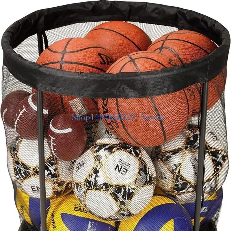 

652F Ball String Bag Sports Equipment Toy Storage Sleeve Ball Storage Bin for Gym