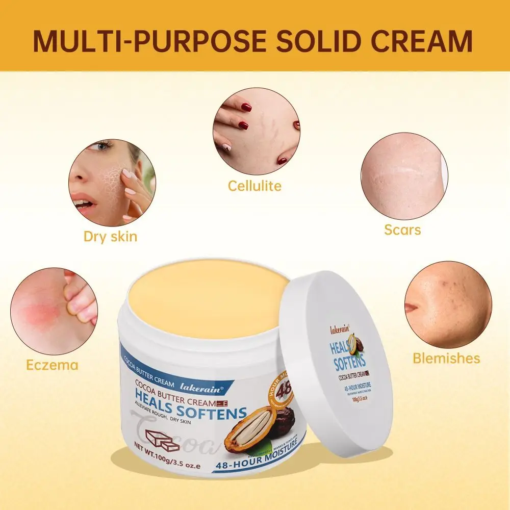 

High Quality Nourishing Cocoa Butter Cream Moisturising Shea Butter Oil Face Cream Repair Cracked Skin Natural Body Creams Skin