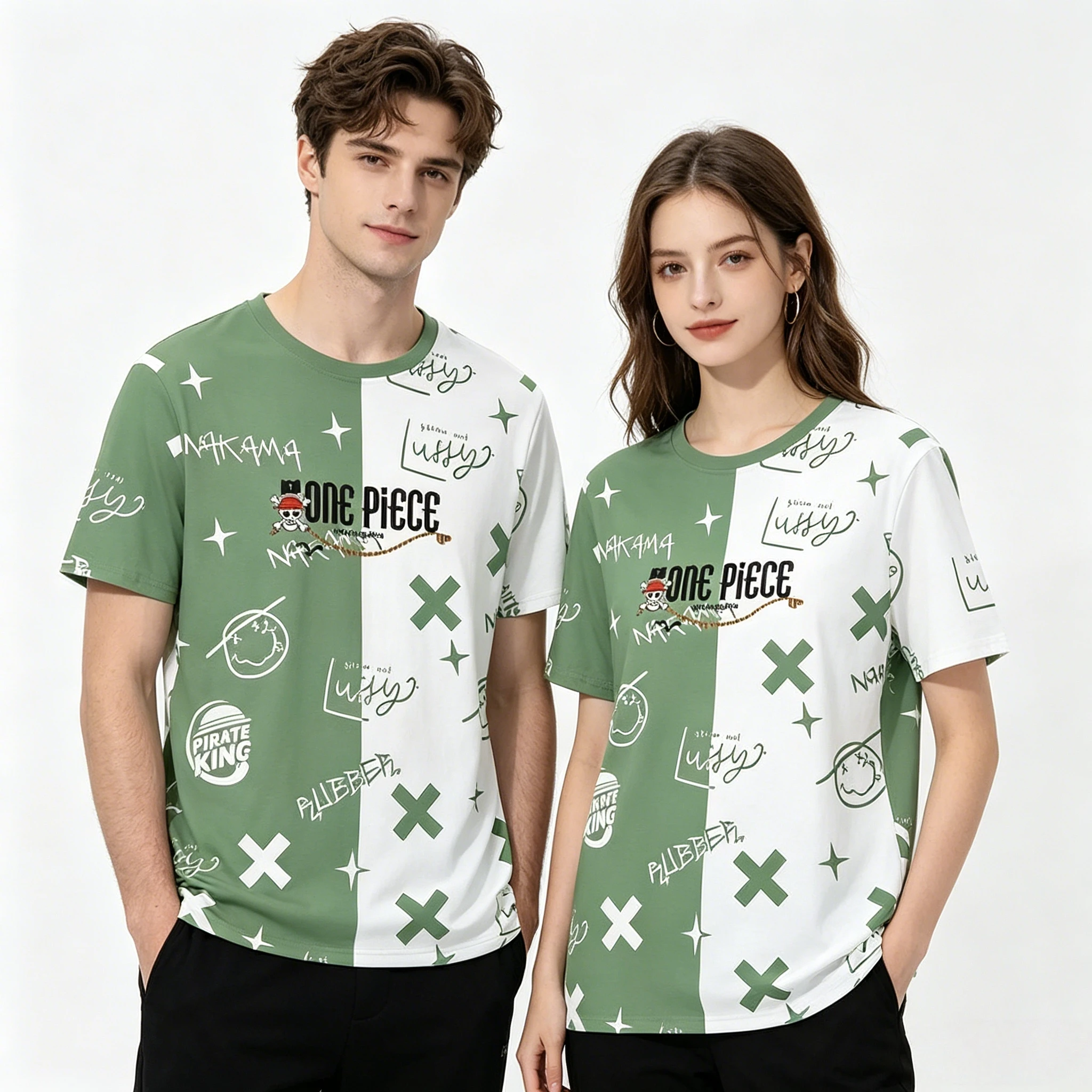 Camiseta con estampado 3D de O - 3D Printing One Piece reseña y precio