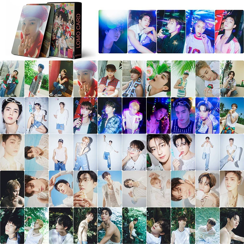 54pcs/set Kpop THE BOYZ Lomo Cards High Quality K-pop THE BOYZ Photocard The 6th Album THRILL-ING New arrivals