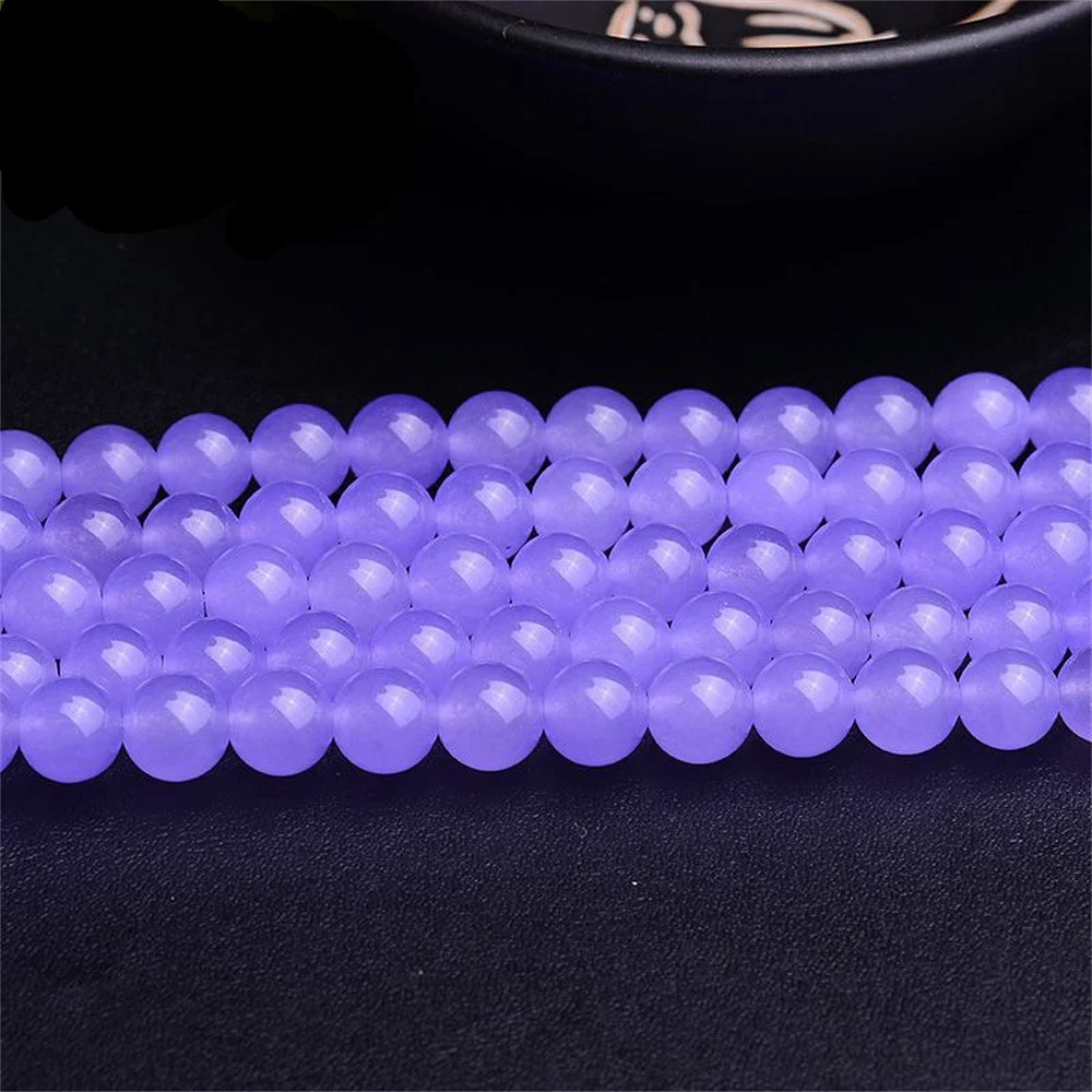 Free hot new Natural 8mm Purple Alexandrite Round Loose Bead 15\'\' A++ H012